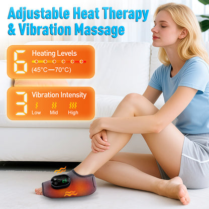 Heated foot vibration